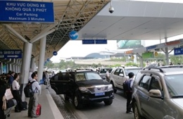 Ngày đầu cấm xe tải quanh sân bay Tân Sơn Nhất